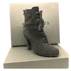 Grey Suede All Saints "Grimsby" Boot